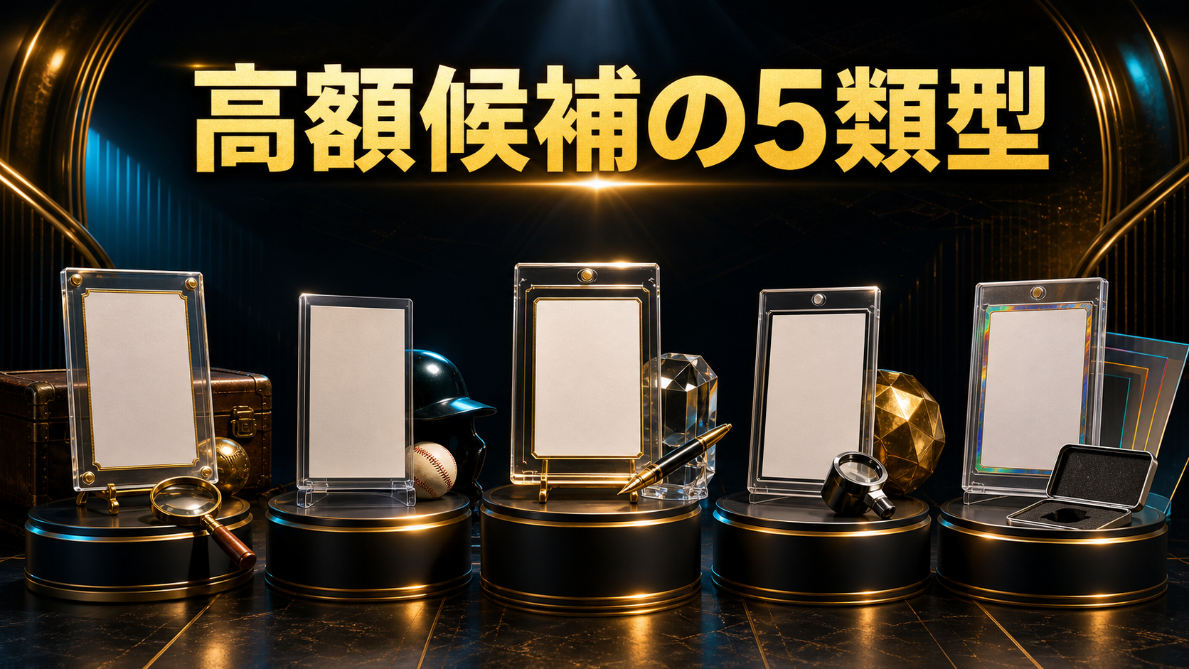 プロ野球カード高額ランキング｜価値の見分け方と売り方：高額候補の5類型