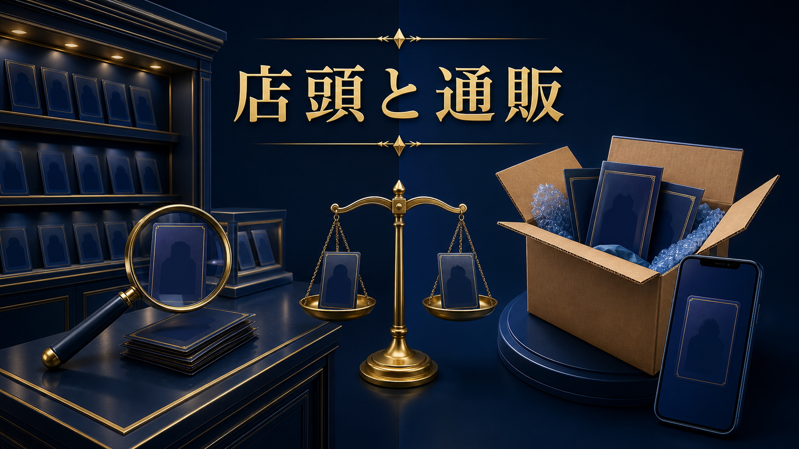 店頭と通販｜4つの違いを比較