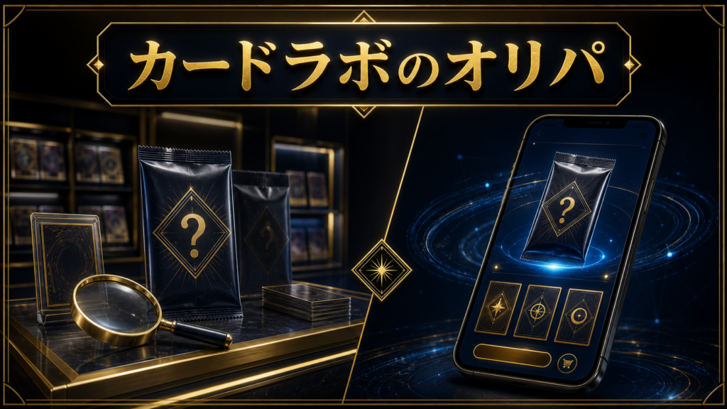 カードラボのオリパ評判は？店舗・通販の違いと買い方のアイキャッチ