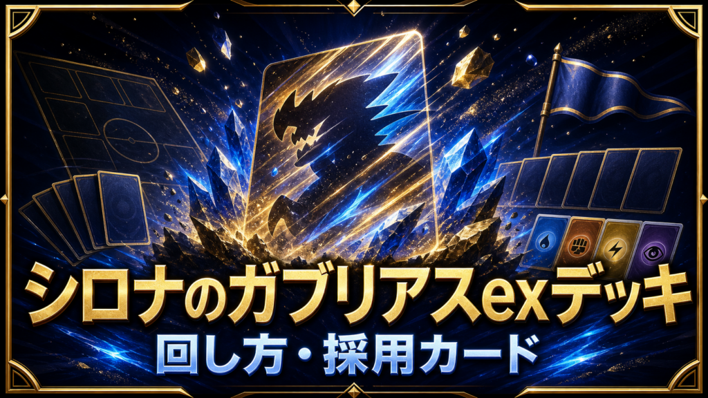 シロナのガブリアスexデッキ｜回し方・採用カードのアイキャッチ