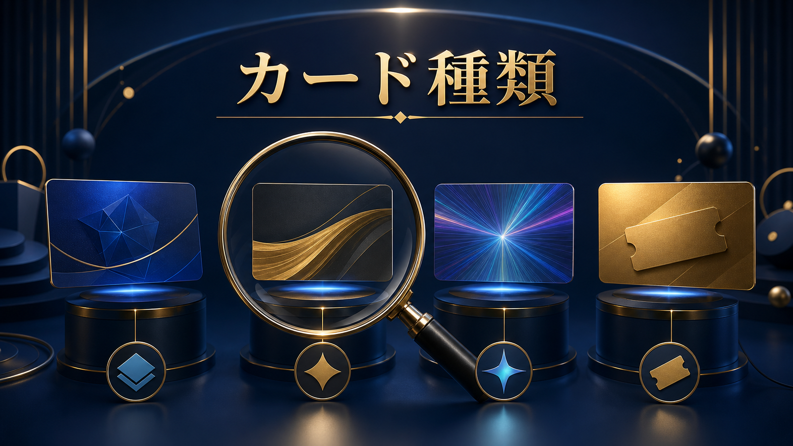 ドラゴンボールカードの種類を見分けるを整理した図