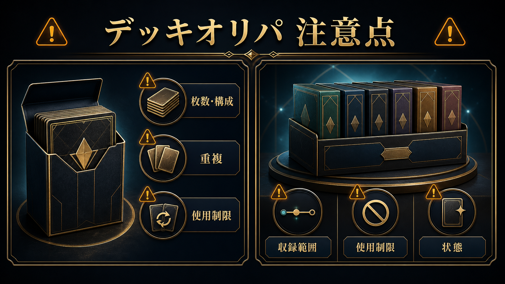 デュエマオリパ購入前の注意点を整理した図解