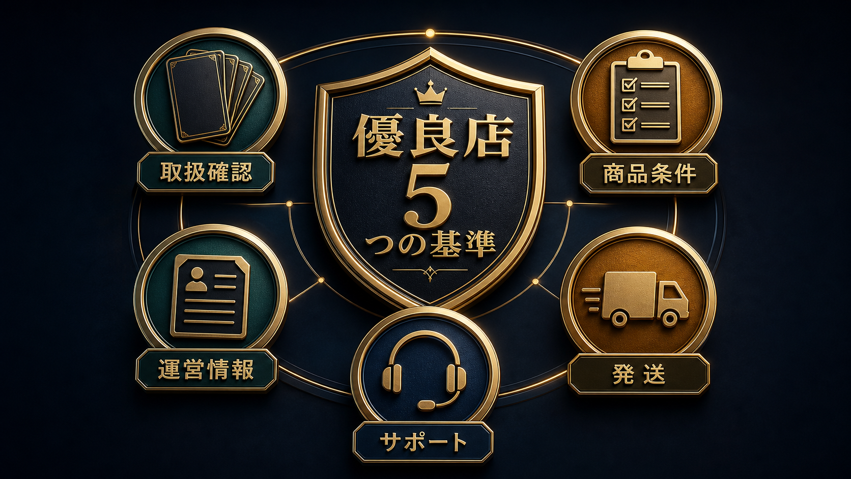 デュエマオリパのおすすめサービスを選ぶ5基準の図解
