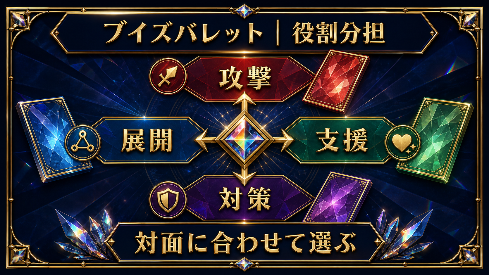 ブイズバレット｜役割分担