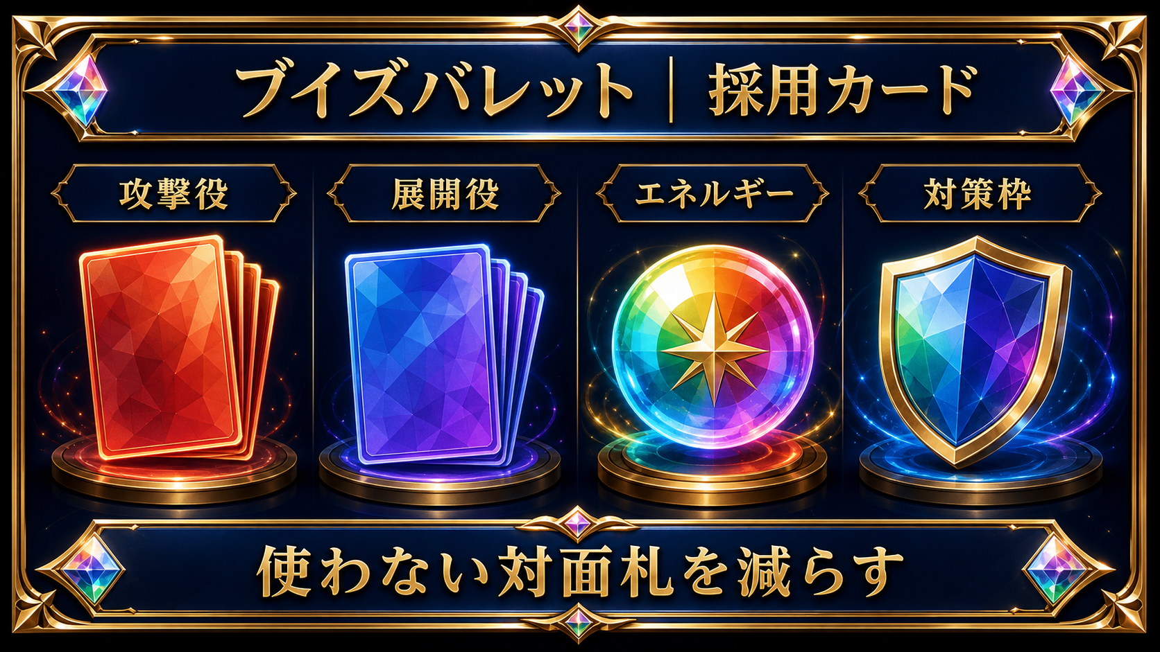 採用カード｜枚数調整