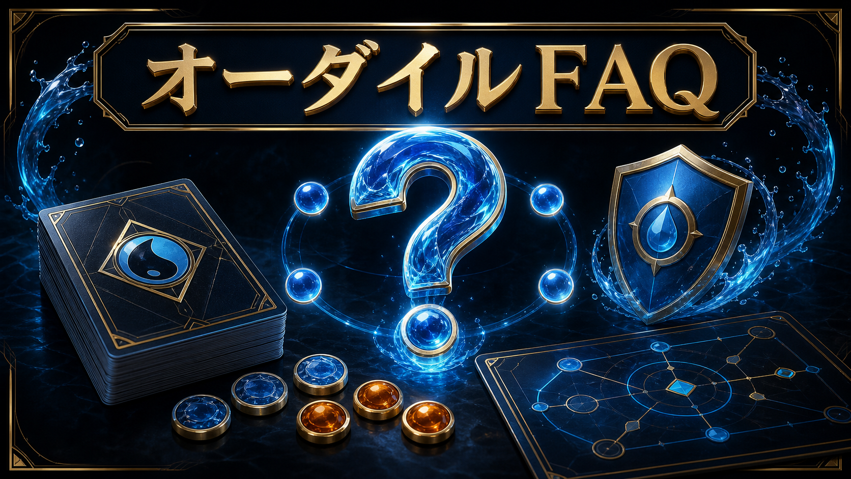 オーダイルデッキのトレントハート・ダメカン・進化・対策に関するFAQ図