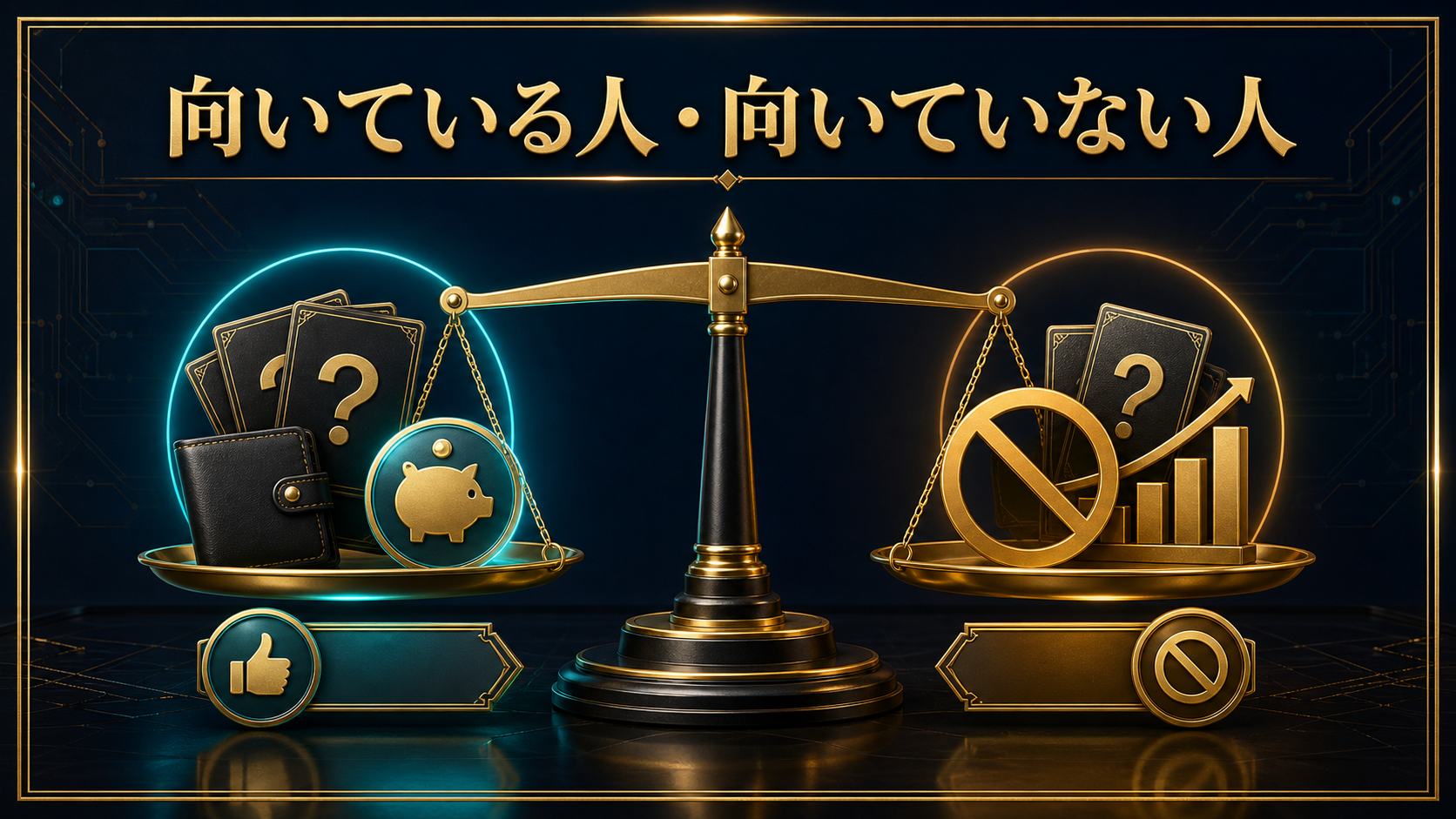 福福オリパが向いている人と向いていない人を予算・状態・遊び方で比較した図解