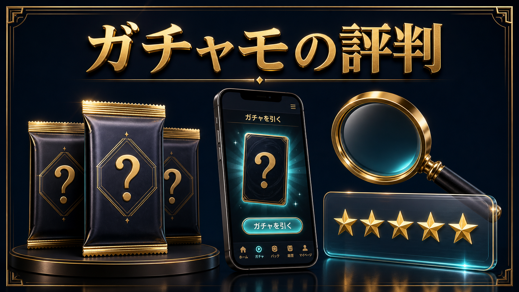 ガチャモの評判は？安全性・送料・招待コードを公式調査のアイキャッチ