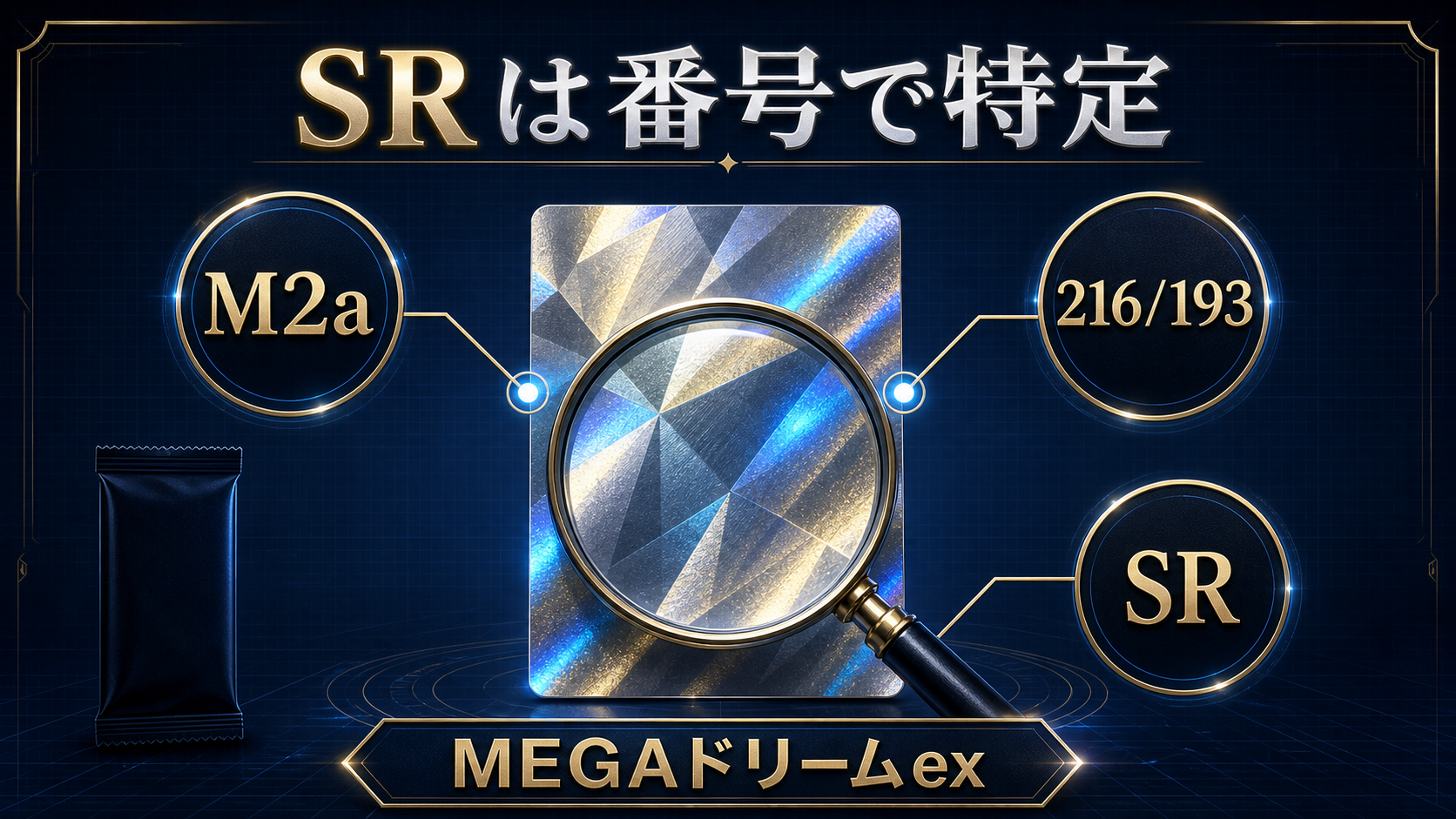 ハイパーボールSRをM2a・216/193・SR・MEGAドリームexで特定する図