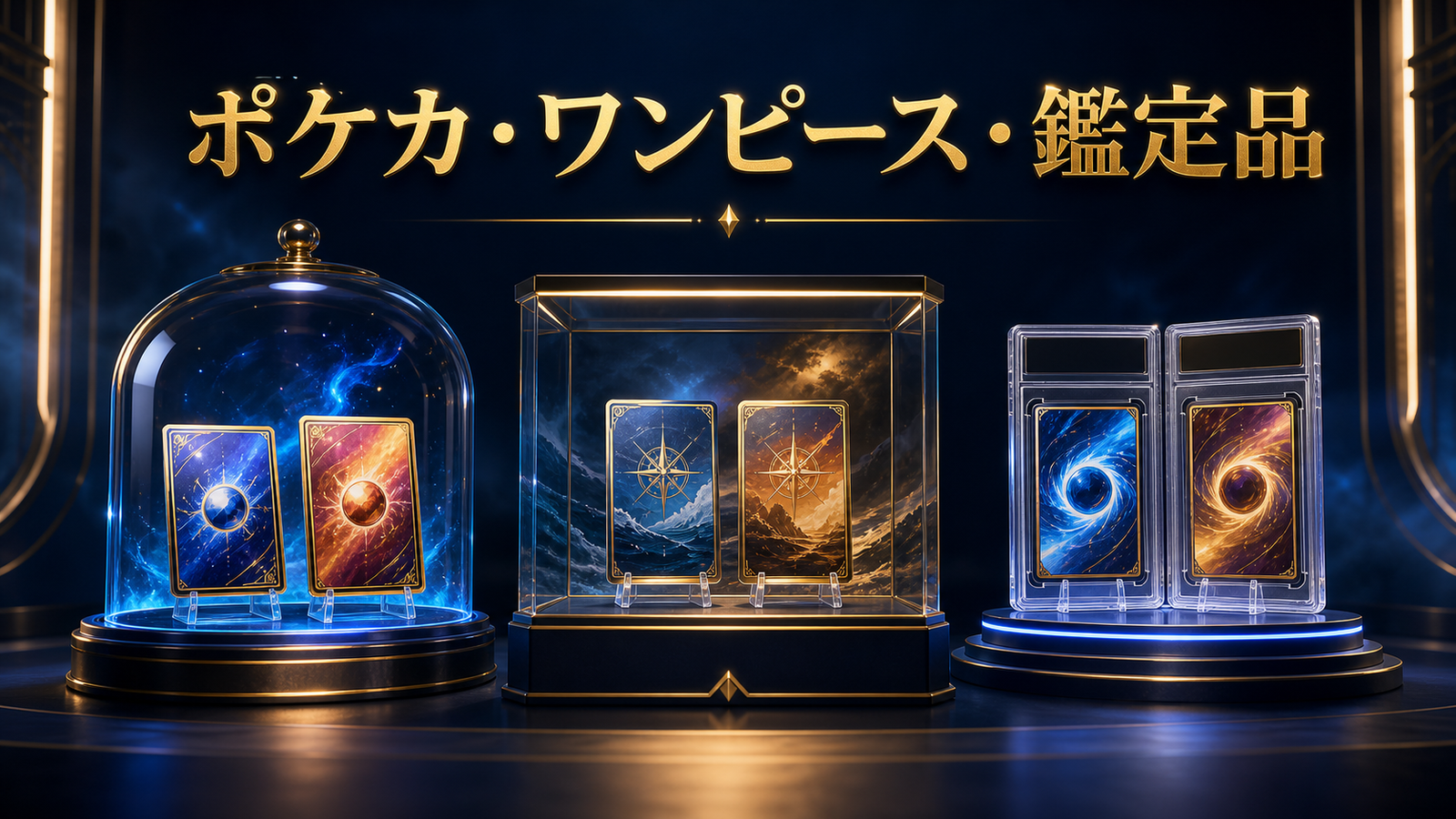 ポケカ・ワンピース・鑑定品を探すを整理した図