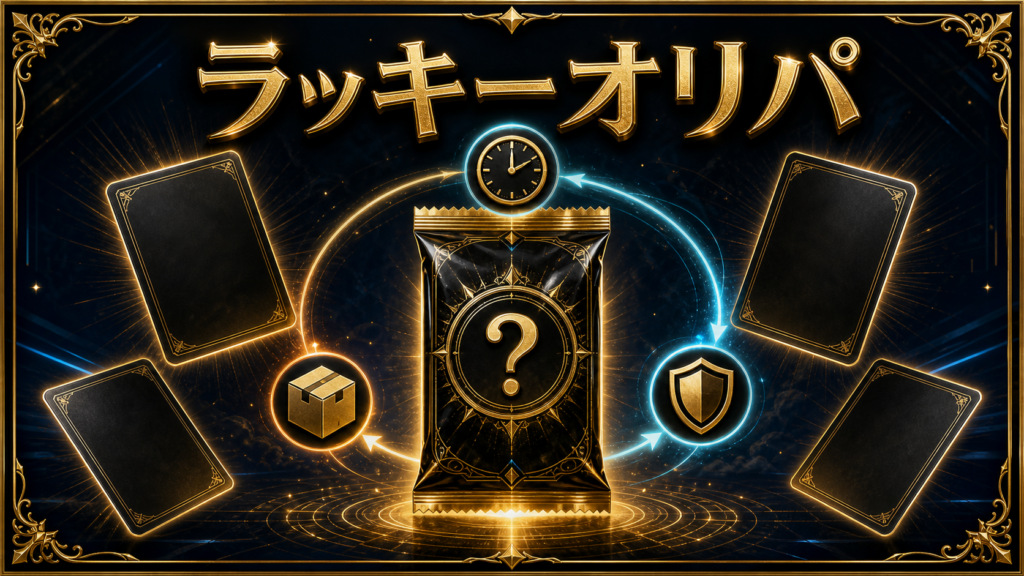 ラッキーオリパの評判は？送料・期限・安全性を検証のアイキャッチ