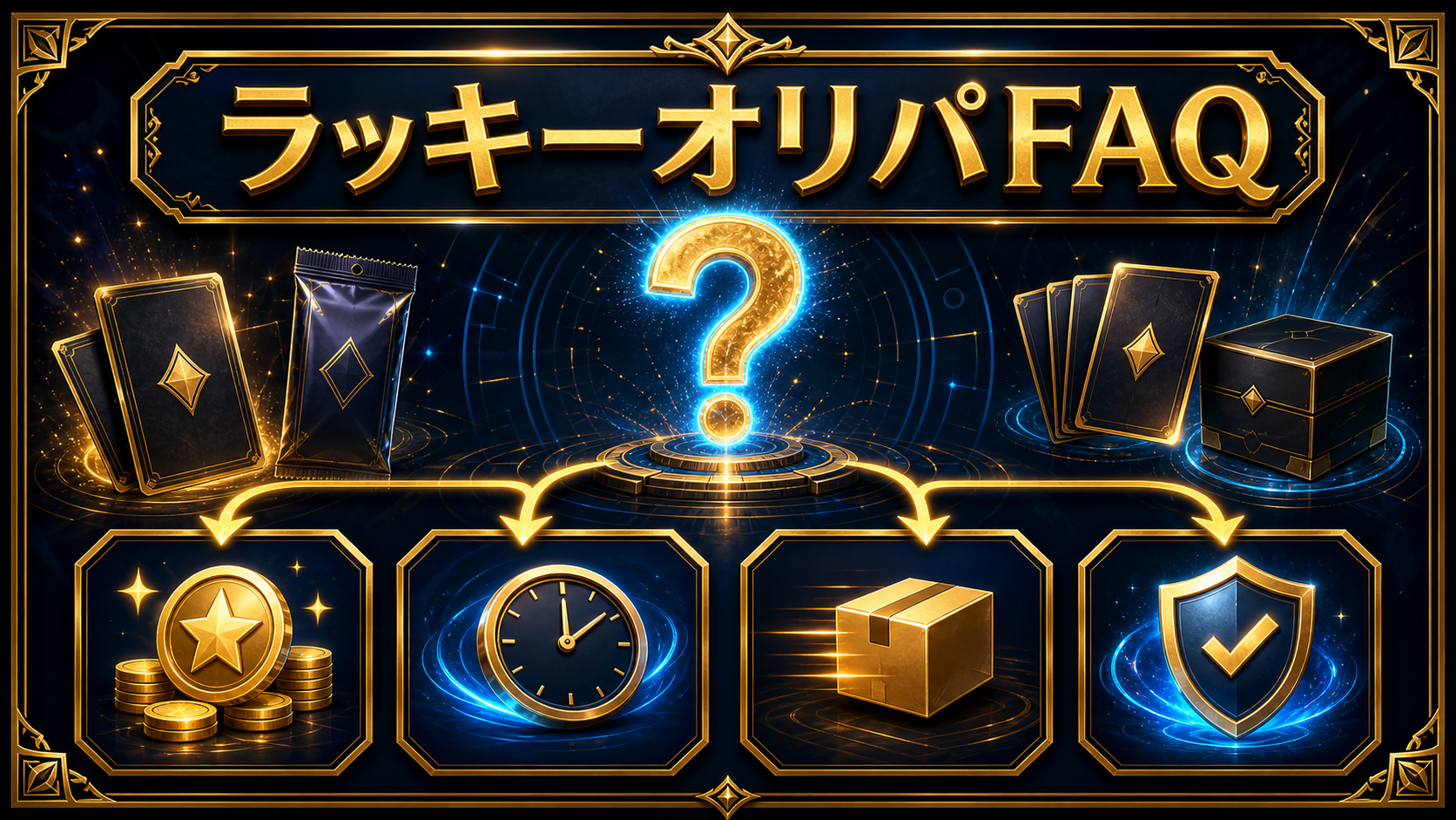 ラッキーオリパの評判は?送料・期限・安全性を検証:ラッキーオリパFAQ
