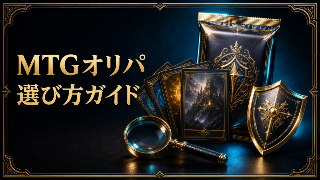 MTGオリパ選び方ガイドのアイキャッチ