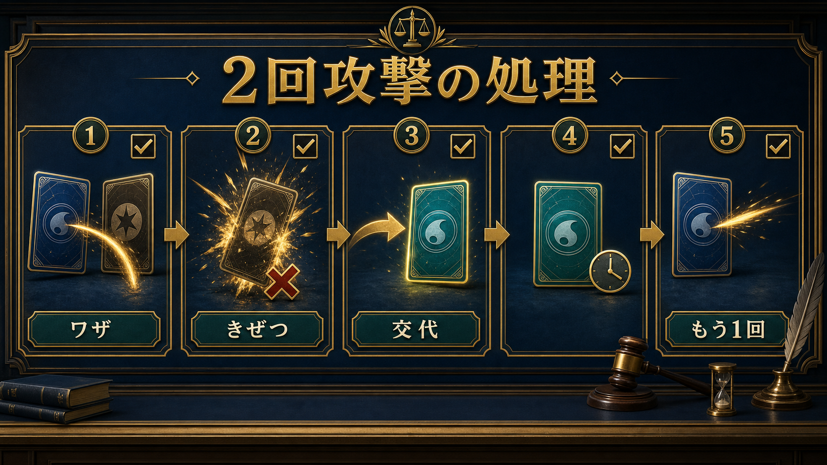 おまつりおんどデッキの回し方・裁定・対策FAQ図