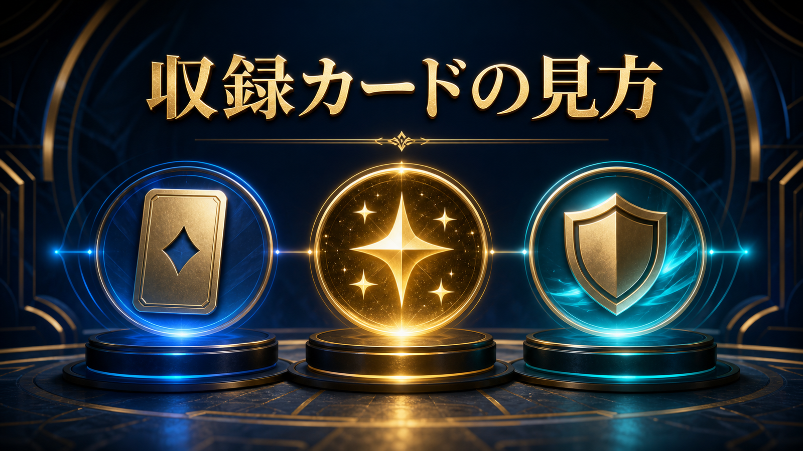 収録カード｜3つの見方