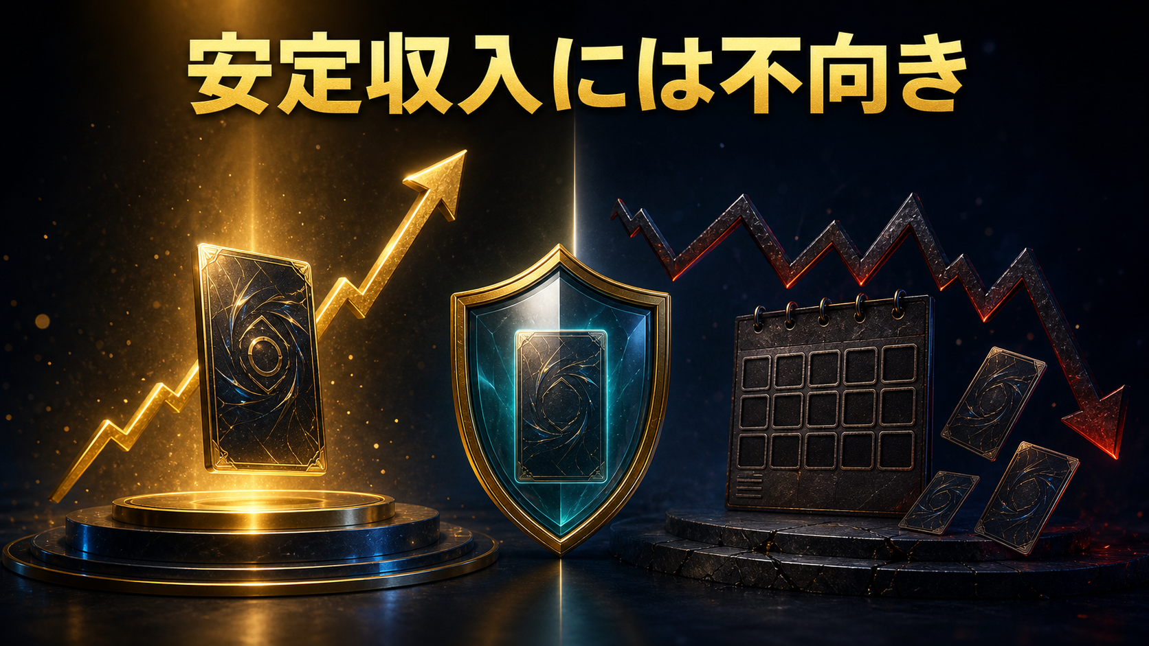 単発利益はあり得るが安定収入には向かないという結論