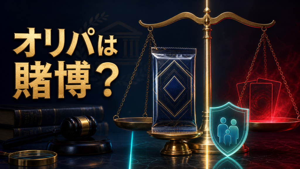オリパと賭博罪の境界線を解説する記事のアイキャッチ