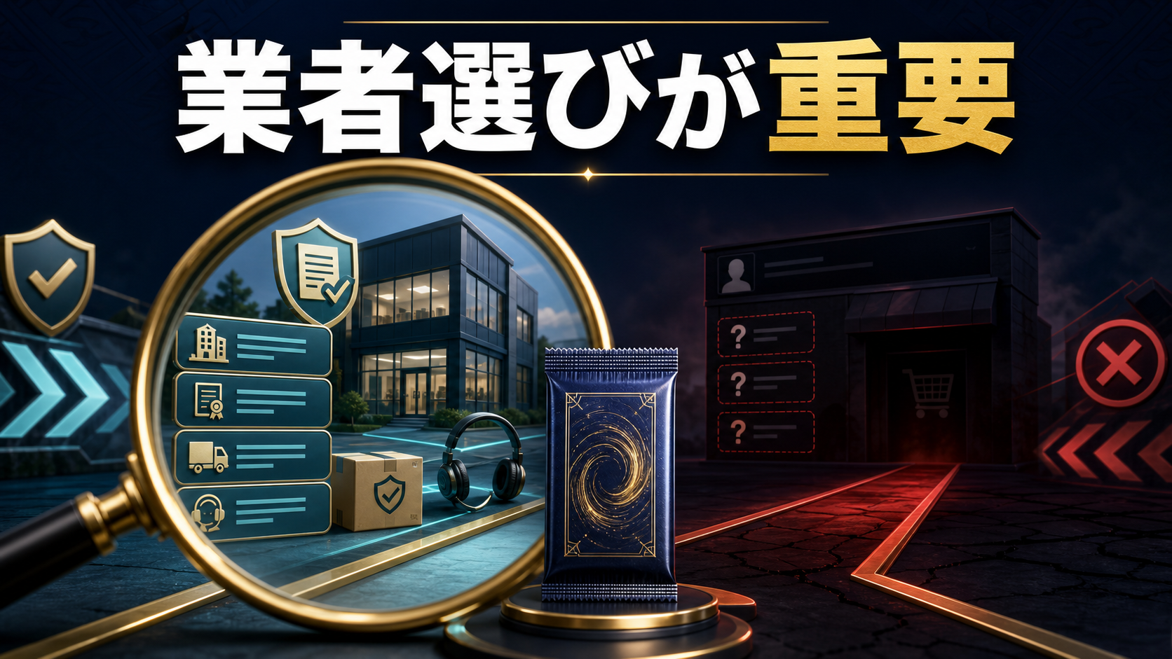 まとめ・オリパは業者の見極めがすべて(見出しバナー)