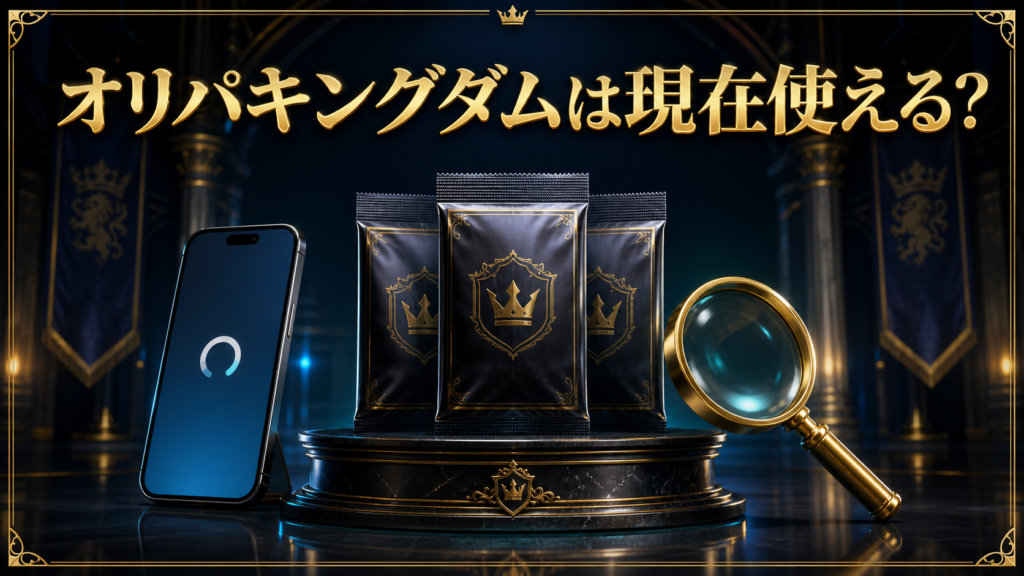 オリパキングダムは現在使える？更新状況と安全性を調査のアイキャッチ