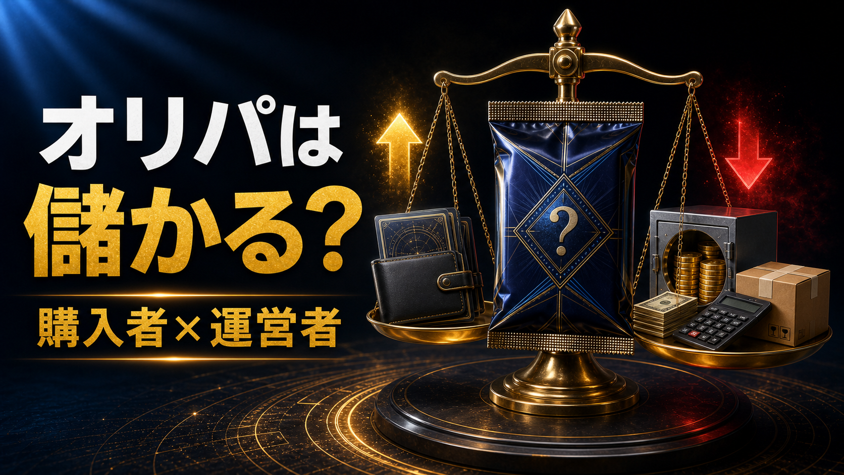 オリパの購入者と運営者の利益構造を数字で解説