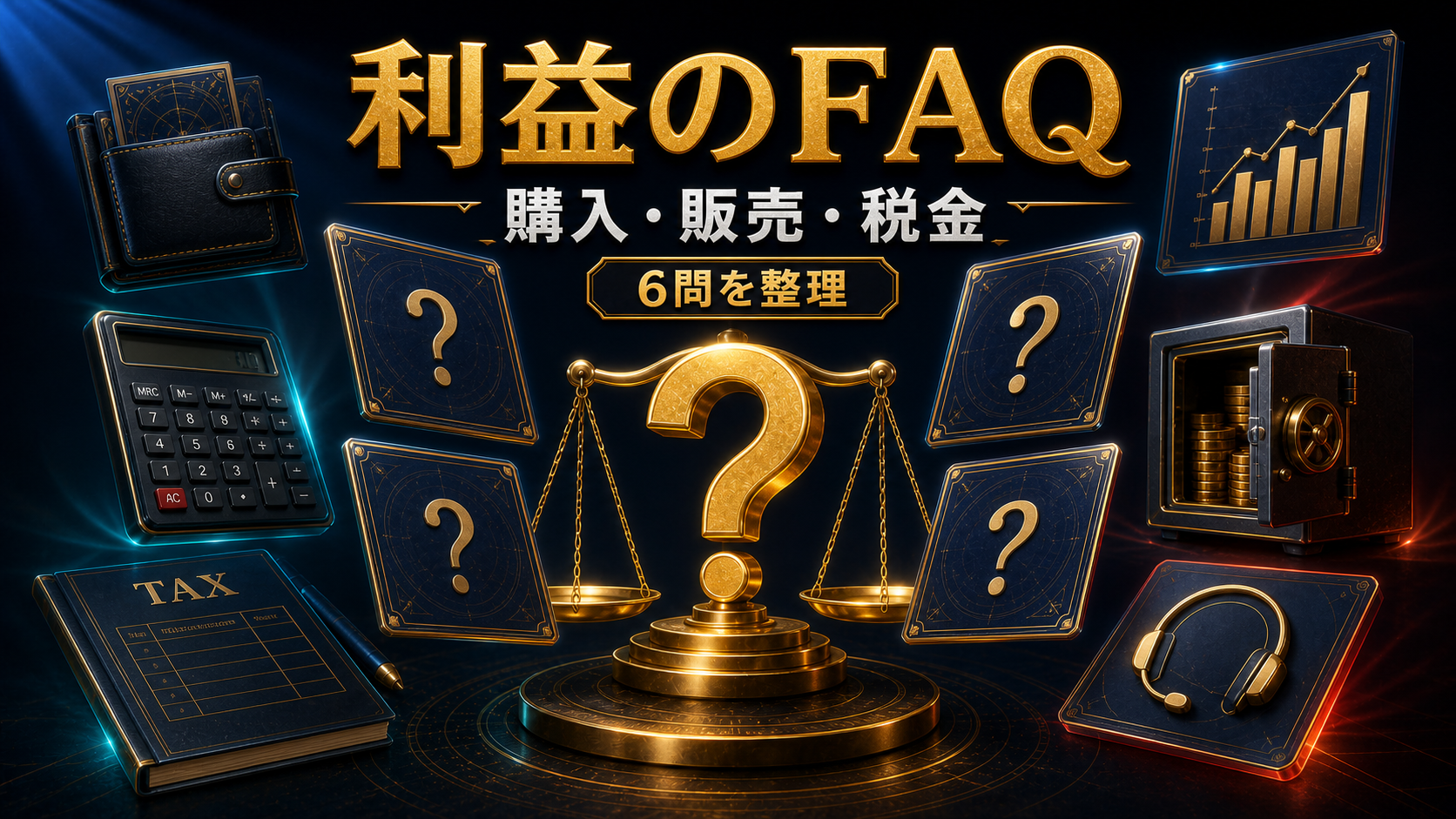 オリパの購入、販売、税金、還元率に関するよくある質問6問