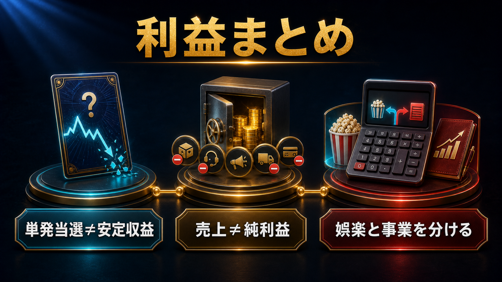 オリパは娯楽と事業を分け、期待値と粗利を数字で考えるまとめ