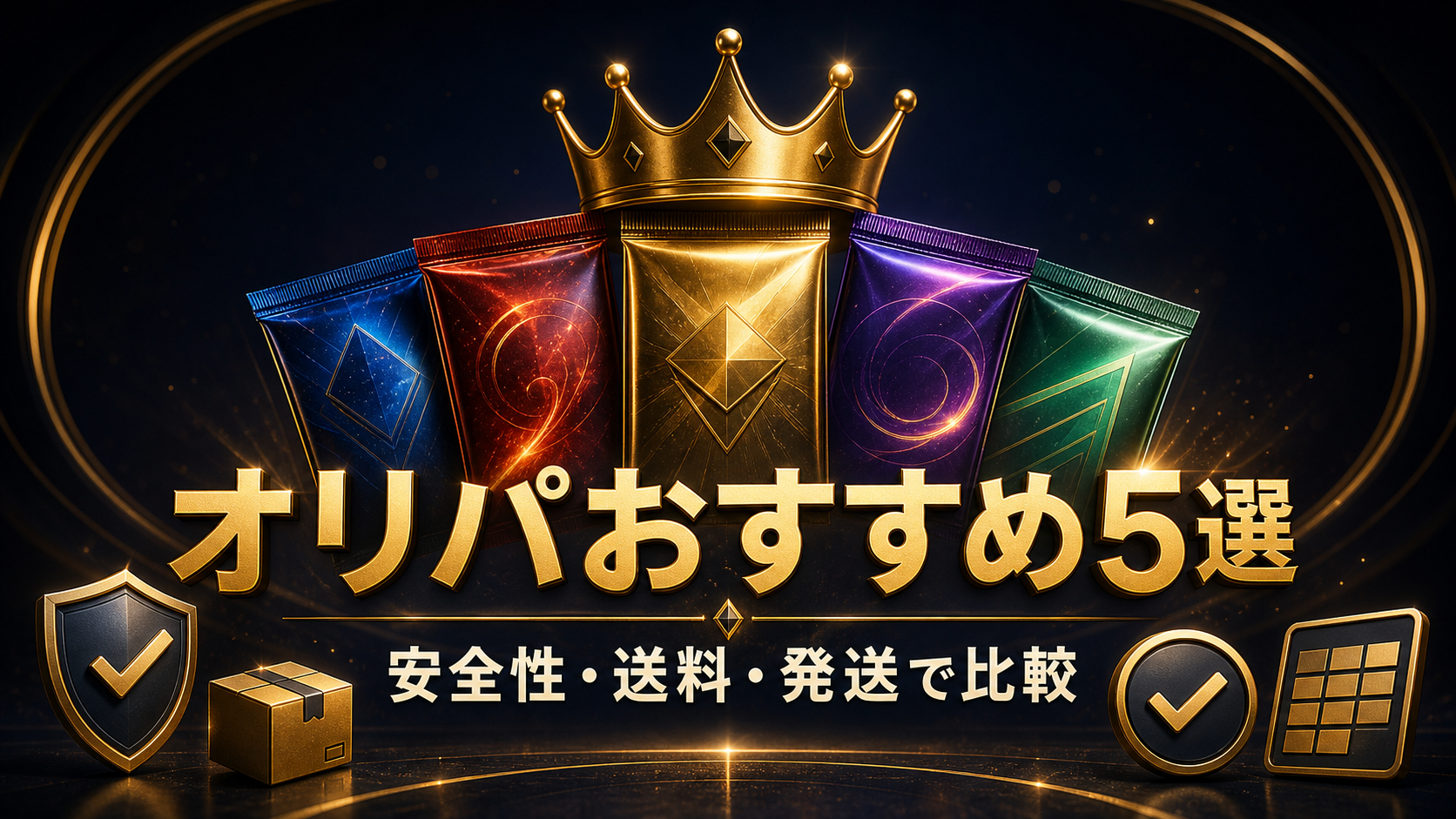 オリパおすすめ5選|優良店を安全性・送料・発送で比較のアイキャッチ