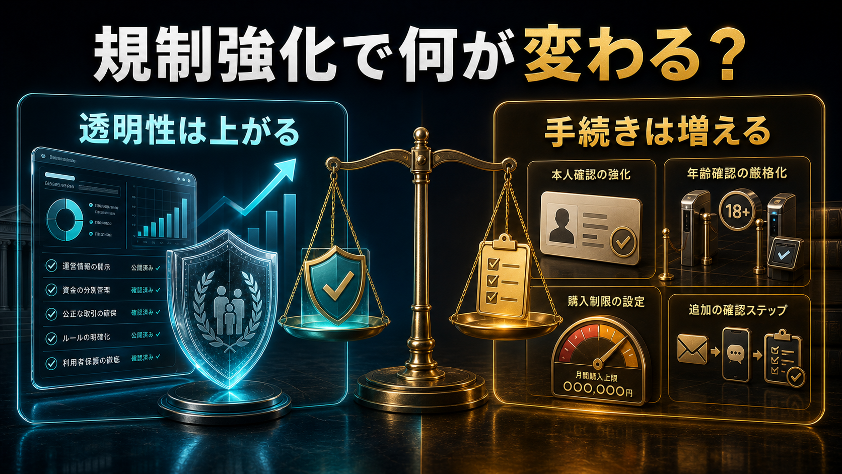 オリパ規制強化後に想定される透明性向上と利用手続きの変化