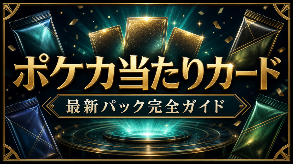 ポケカの当たりカード・パック一覧｜最新相場と封入率の見方のアイキャッチ