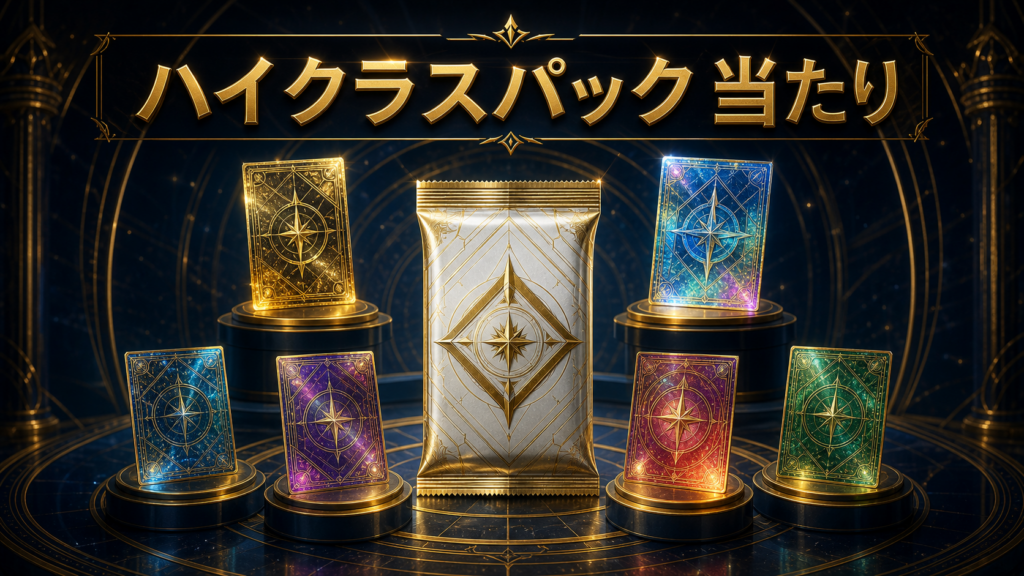 ポケカのハイクラスパック当たりランキング｜MEGAドリームex封入率のアイキャッチ