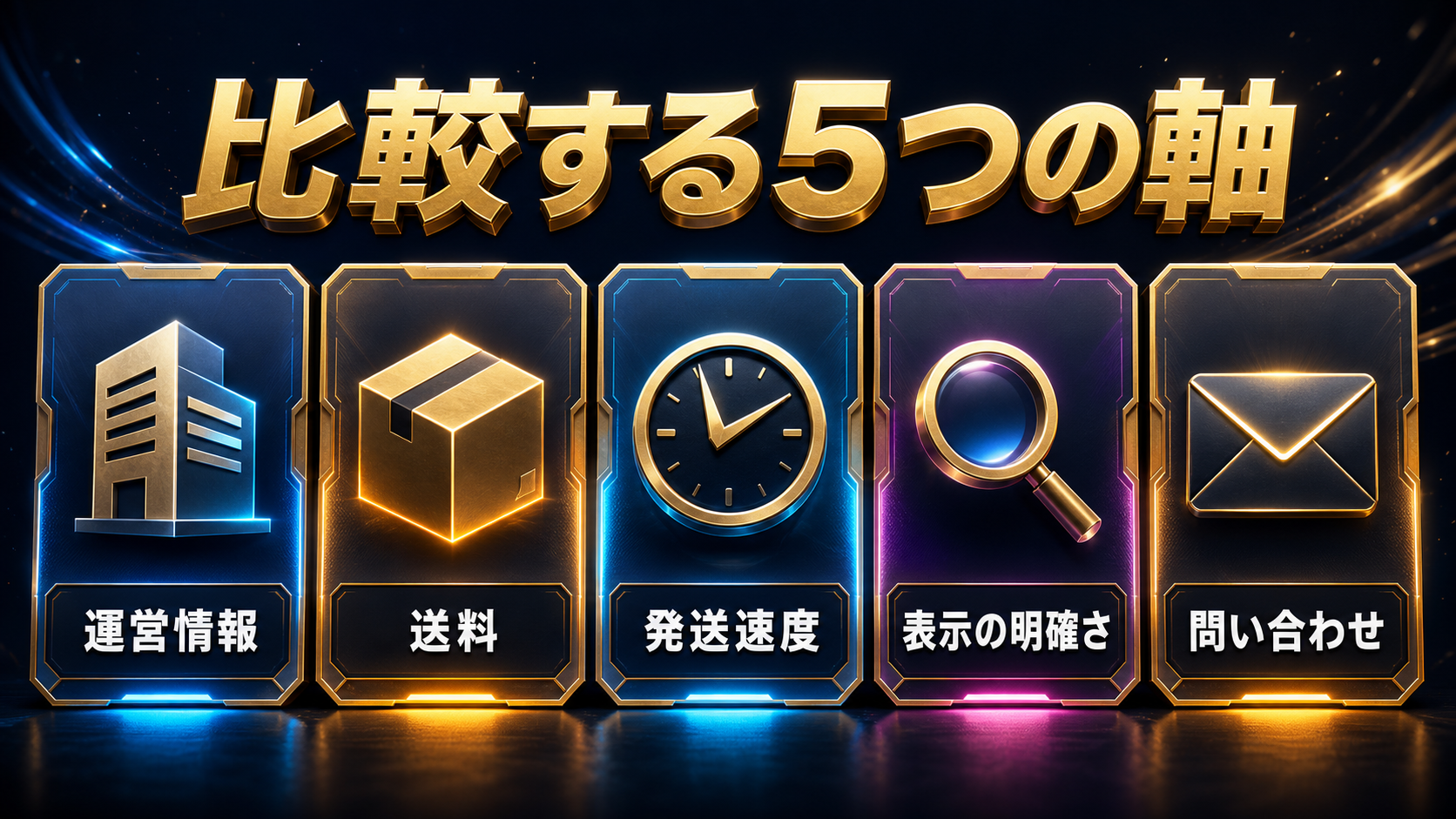 ポケカオリパおすすめ5選|安全性・送料・発送で比較:比較する5つの軸