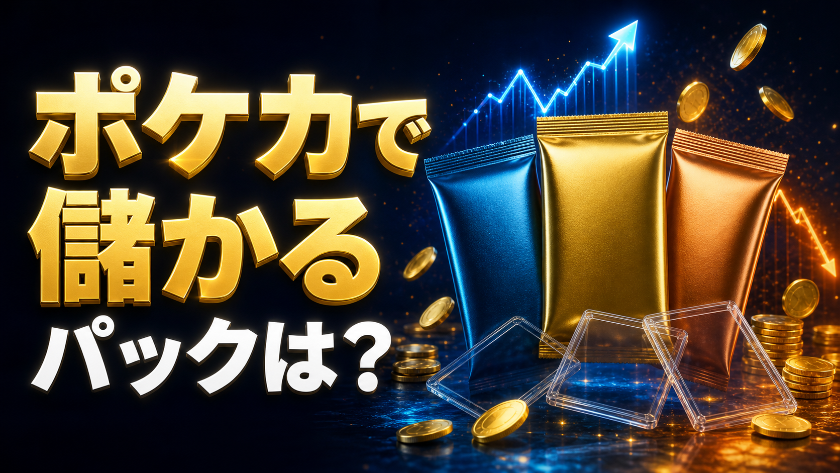 ポケカで儲かるパックは?期待値の見方と買い方のアイキャッチ