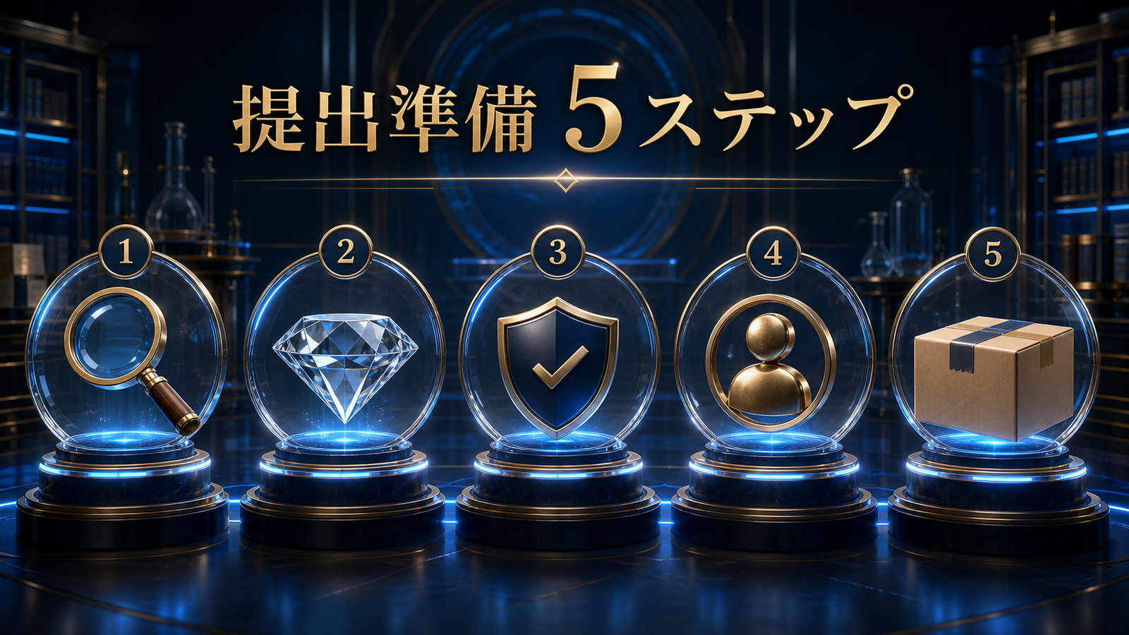 提出準備|5ステップ