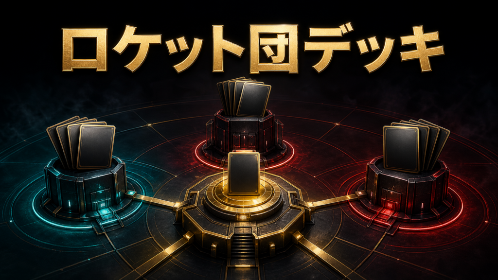 ロケット団デッキレシピ｜主軸の選び方・回し方・対策のアイキャッチ