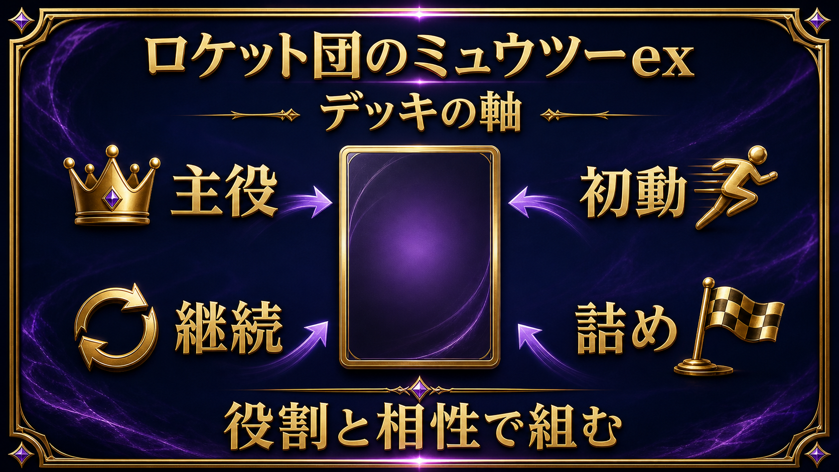 デッキの軸｜役割と相性