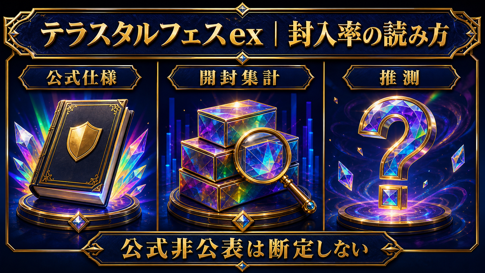 封入率｜断定しない読み方