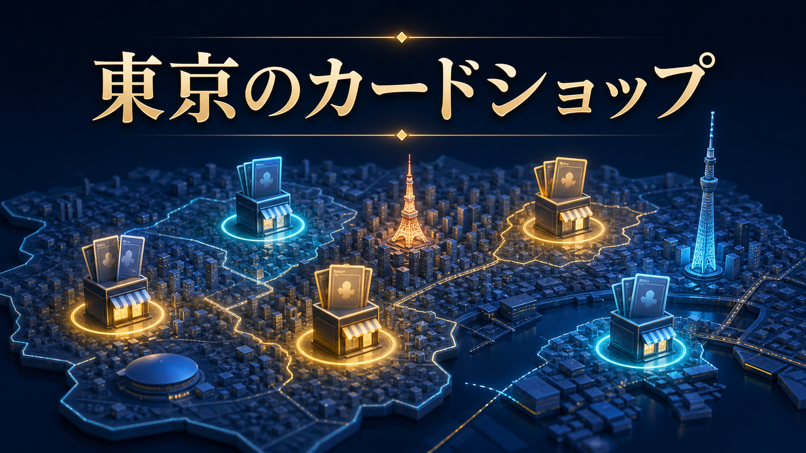 東京のカードショップおすすめエリア|目的別の選び方