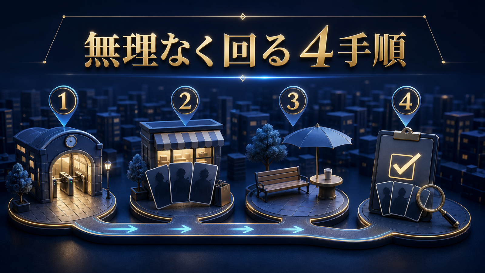 1日ルート|無理なく回る4手順