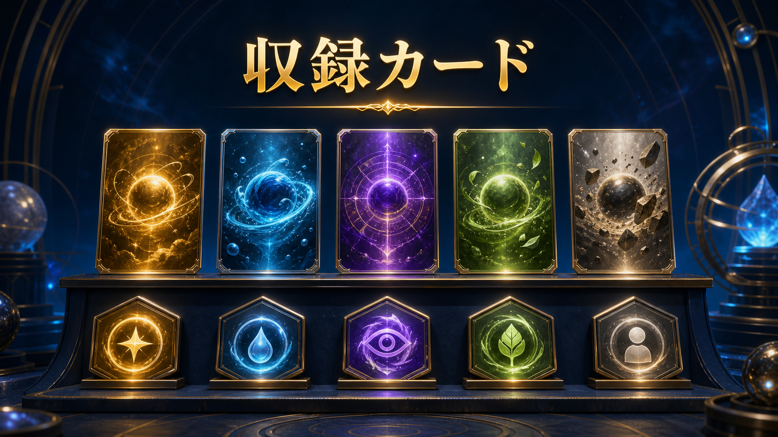 収録カードと注目ポイントを整理した図