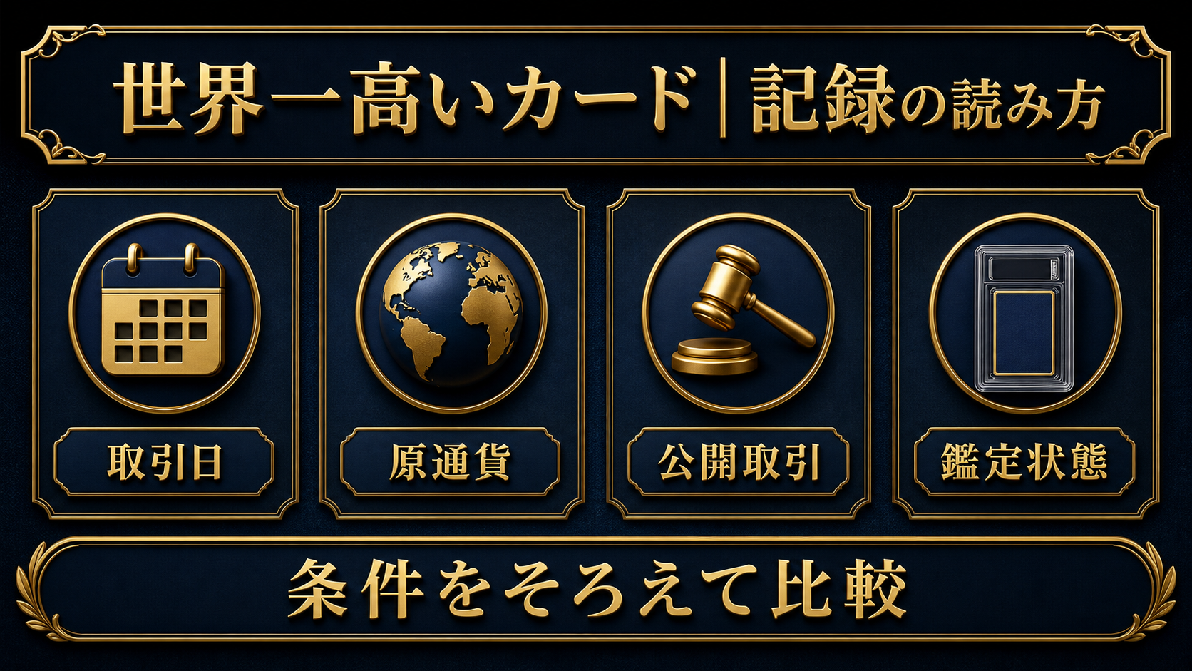 世界一高いカード｜最新記録の読み方