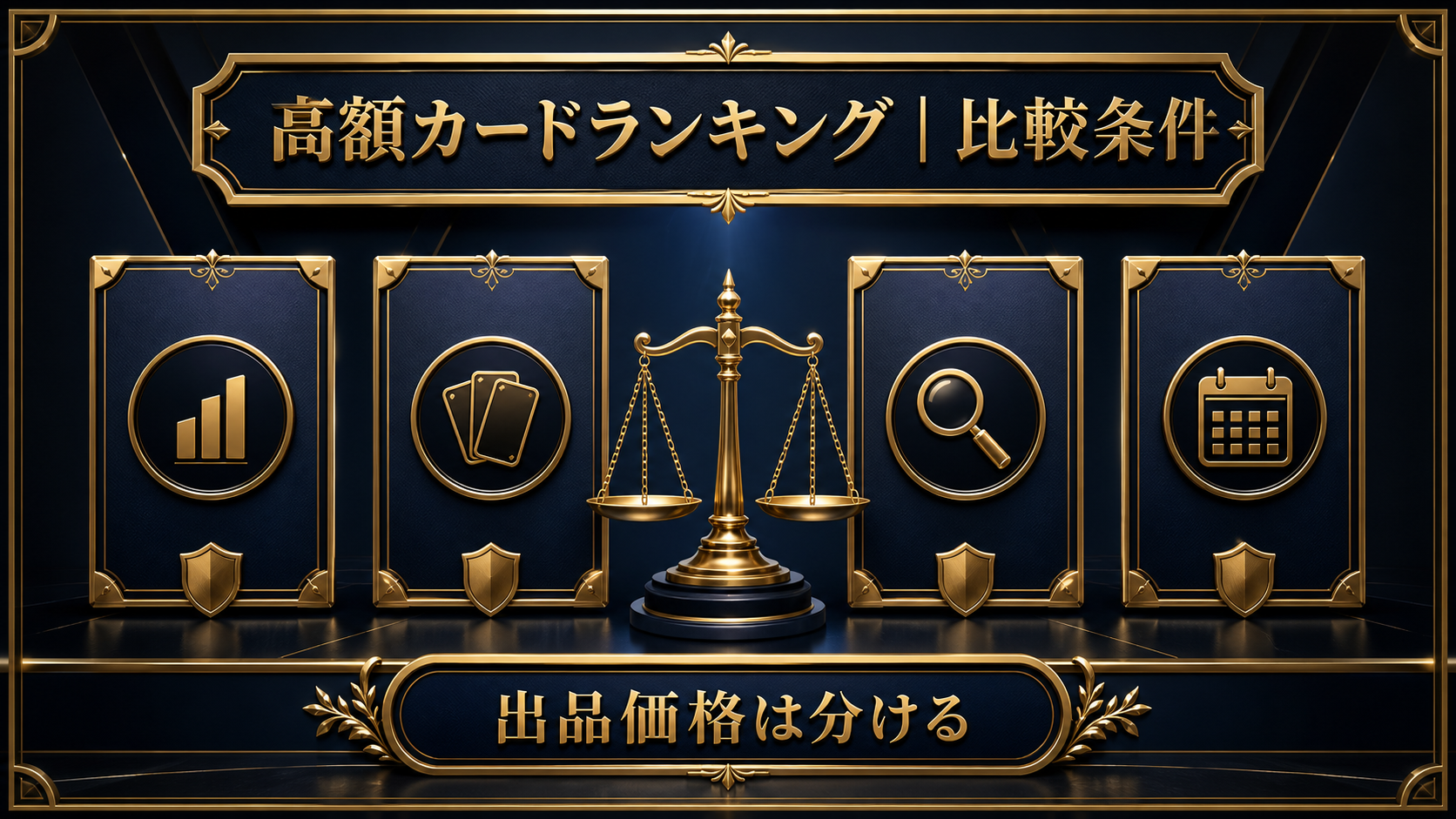 高額カードランキング｜取引条件を比較