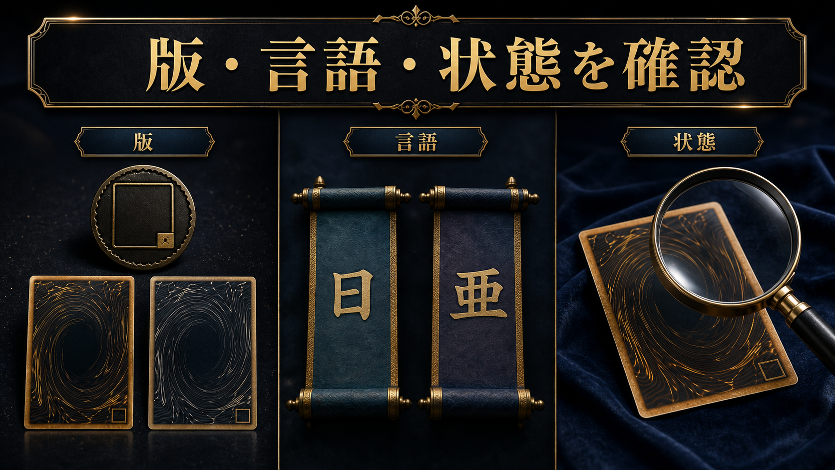 遊戯王オリパの選び方を型番・版・状態・予算で整理した結論図解