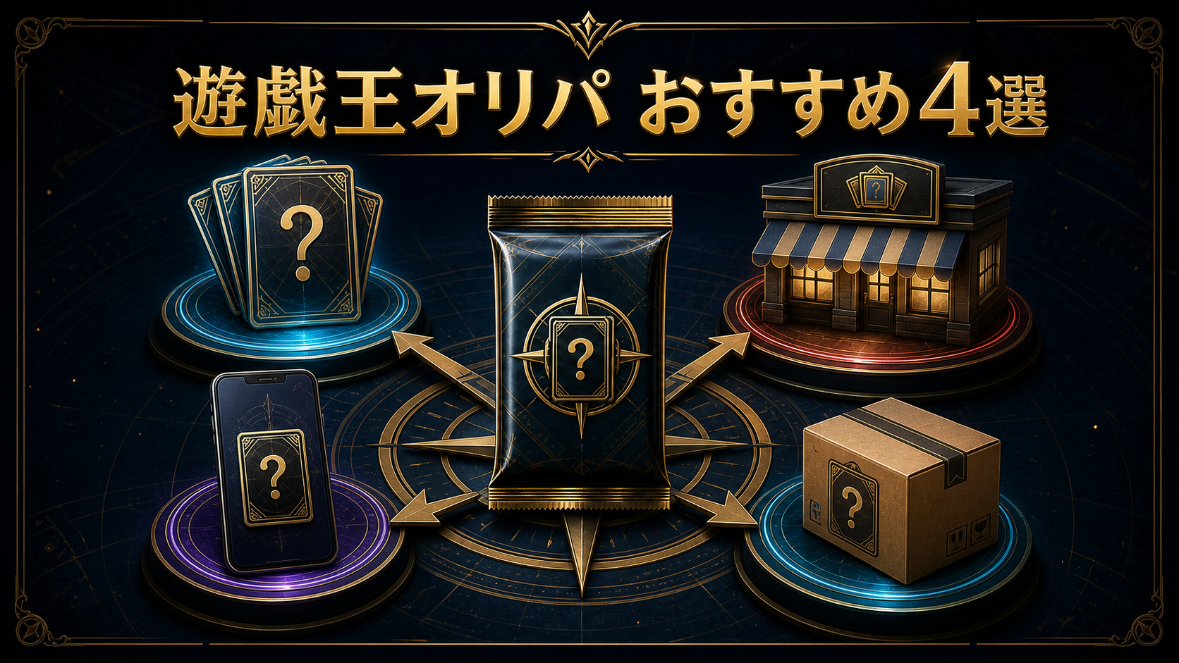遊戯王オリパおすすめ4選｜優良店をオンライン・通販で比較のアイキャッチ