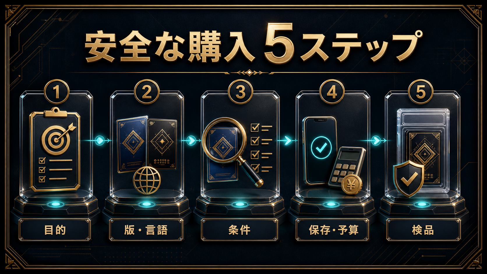 遊戯王オリパ購入から開封検品までの手順図解