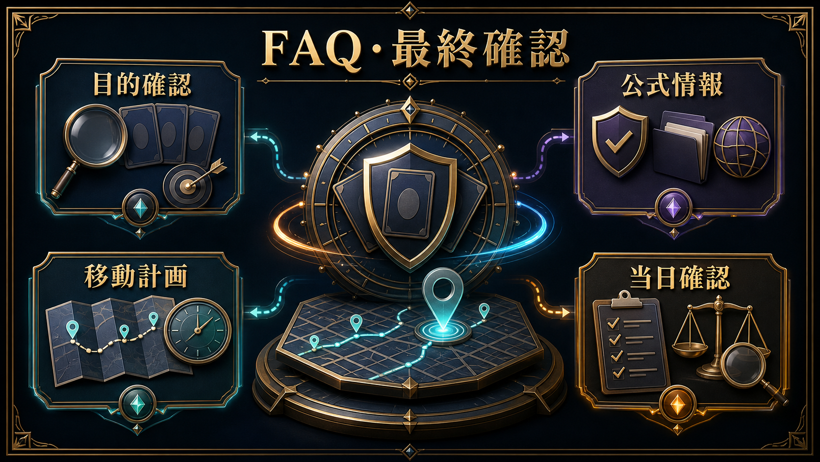調布 カード ショップのよくある質問と最終判断を整理した図