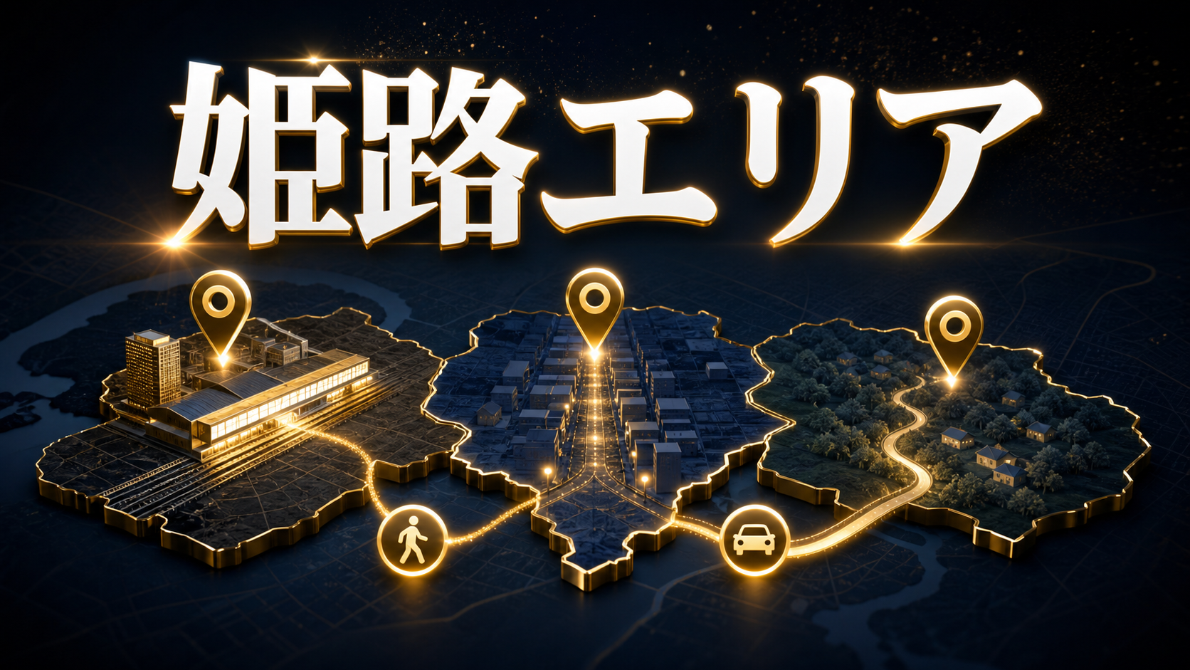姫路のカードショップは駅前と郊外で分けるの判断ポイントを整理した図