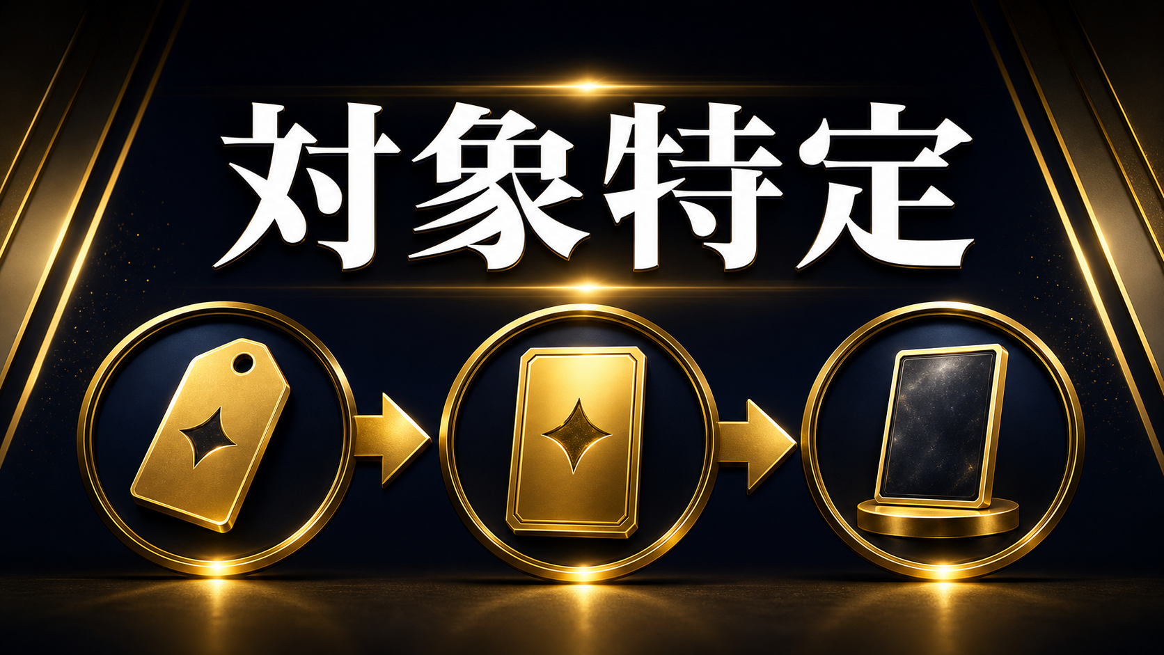 通称・収録・カード番号から本物の対象を特定するの判断ポイントを整理した図