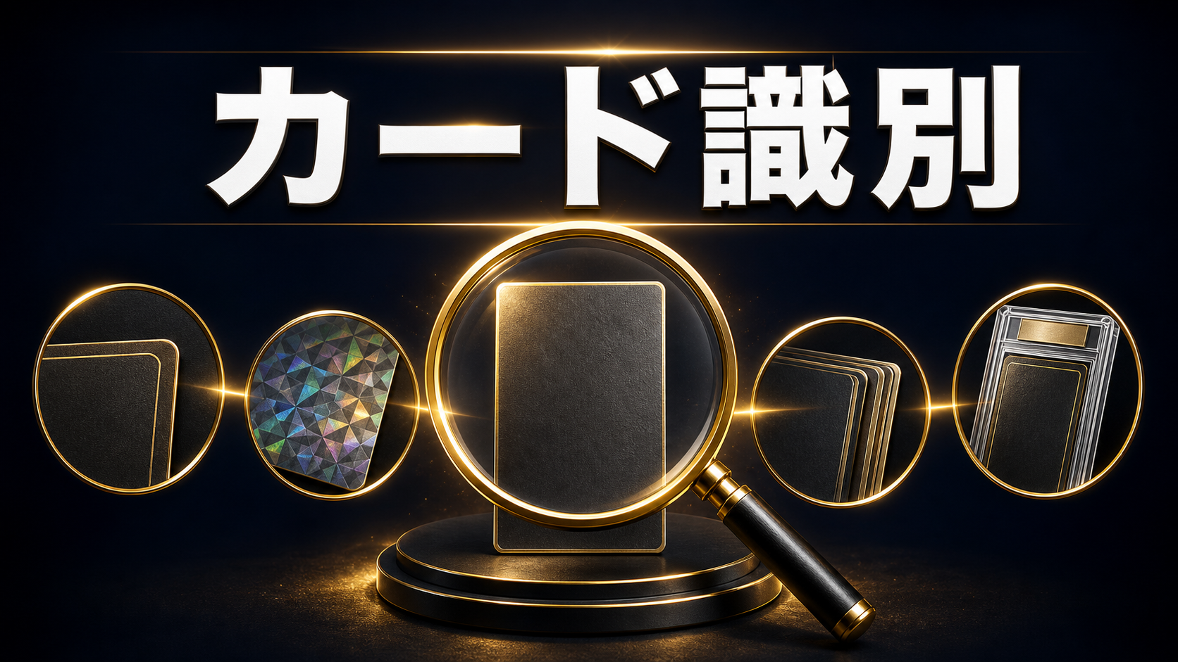 カード番号・レア度・版の違いを見分けるの判断ポイントを整理した図