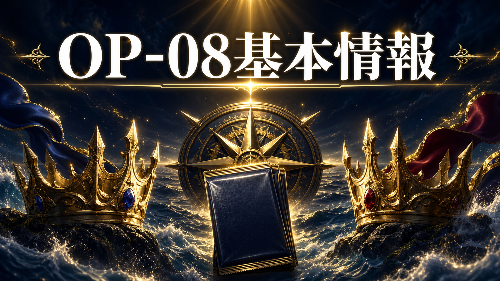 二つの伝説OP-08の基本情報の判断ポイントを整理した図