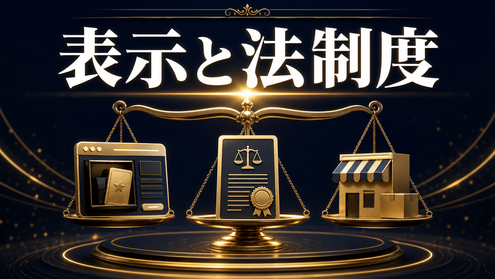 オリパの表示と法律を条件付きで理解するの判断ポイントを整理した図